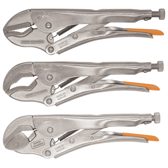Lang 3pc 10"" Locking Pliers Set