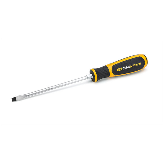 GearWrench 1/4 Inch x 6 Inch Slotted Dual Material Screwdriver
