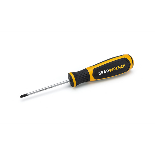 GearWrench No. 0 x 2-1/2 Inch Pozidriv Dual Material Screwdriver