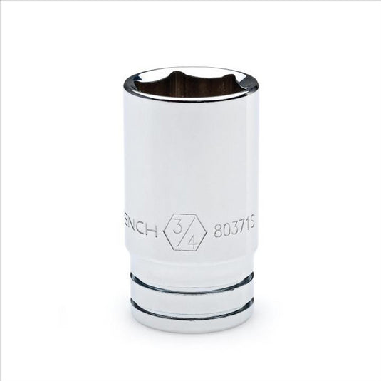 GearWrench 1/4 Inch Drive 6 Point Mid Length SAE Socket 7/32 Inch