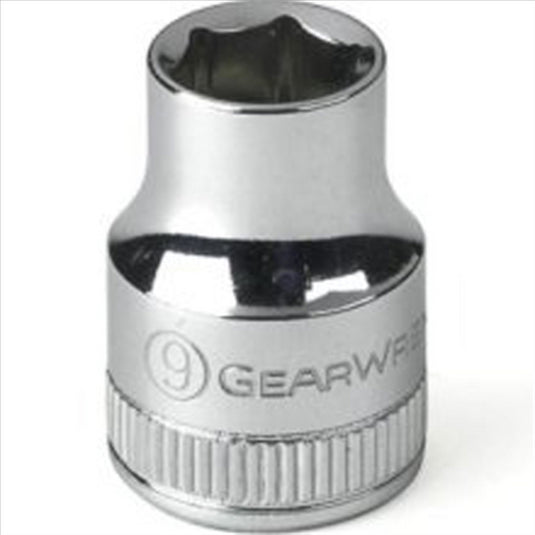GearWrench 1/4 Inch Drive 6 Point Standard Metric Socket 4mm