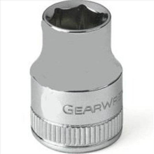 GearWrench 1/4 Inch Drive 6 Point Standard Metric Socket 15mm