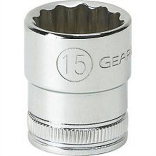 GearWrench 1/4 Inch Drive 12 Point Standard Metric Socket 9mm