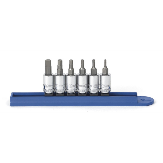 GearWrench 6 Piece 1/4 Inch Drive Hex Bit Metric Socket Set