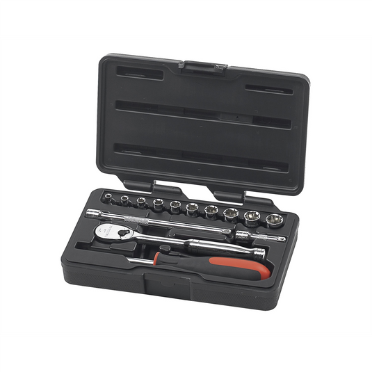 GearWrench 14 Piece 1/4 Drive 6 Point Metric Mechanics Tool Set