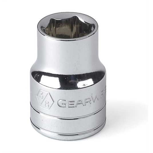 GearWrench 3/8 Inch Drive 6 Point Standard SAE Socket 3/8 Inch
