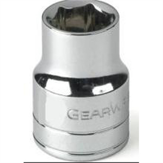 GearWrench 3/8 Inch Drive 6 Point Standard SAE Socket 7/8 Inch