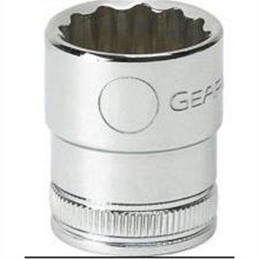GearWrench 3/8 Inch Drive 12 Point Standard Metric Socket 18mm
