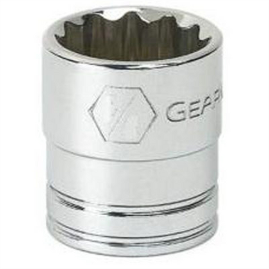 GearWrench 3/8 Inch Drive 12 Point Standard SAE Socket 3/4 Inch