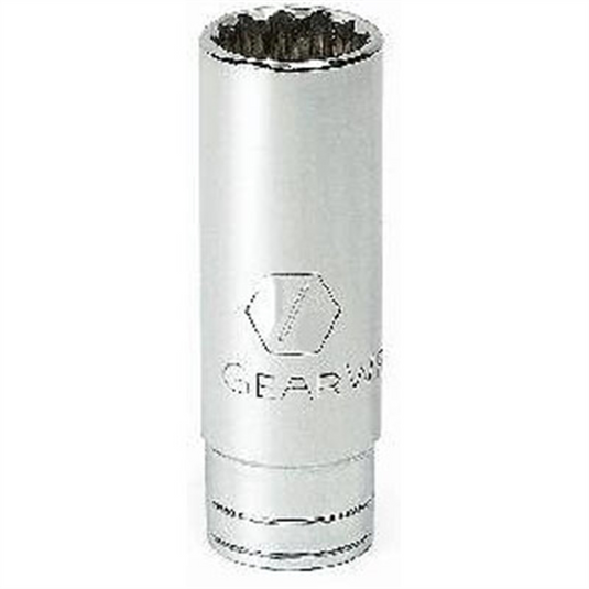 GearWrench 3/8 Inch Drive 12 Point Deep SAE Socket 11/16 Inch