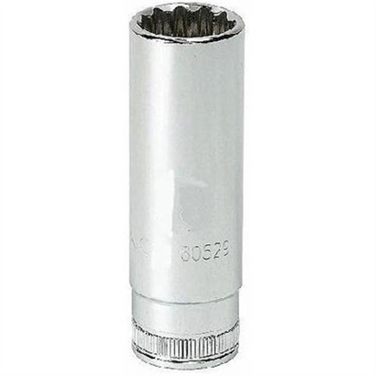 GearWrench 3/8 Inch Drive 12 Point Deep Metric Socket 9mm