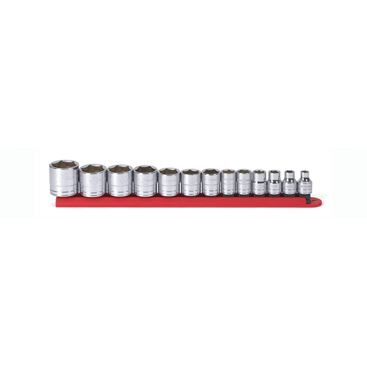 GearWrench 13 Piece 3/8 Inch Drive 6 Point Standard SAE Socket Set