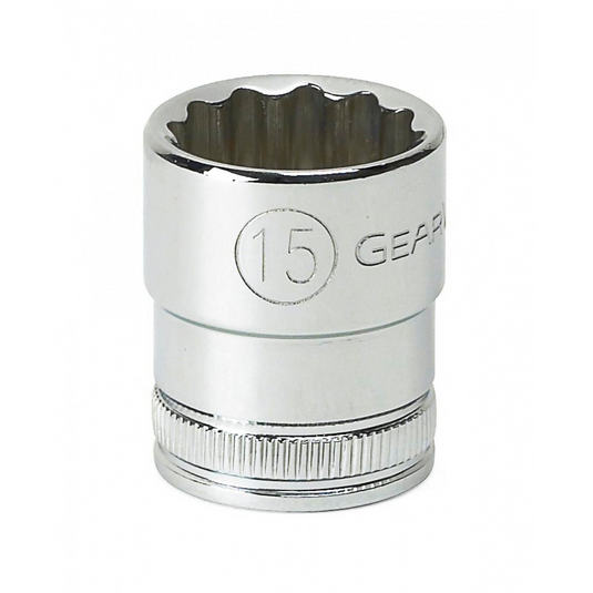 GearWrench 3/8 Inch Drive 12 Point Standard Metric Socket 21mm