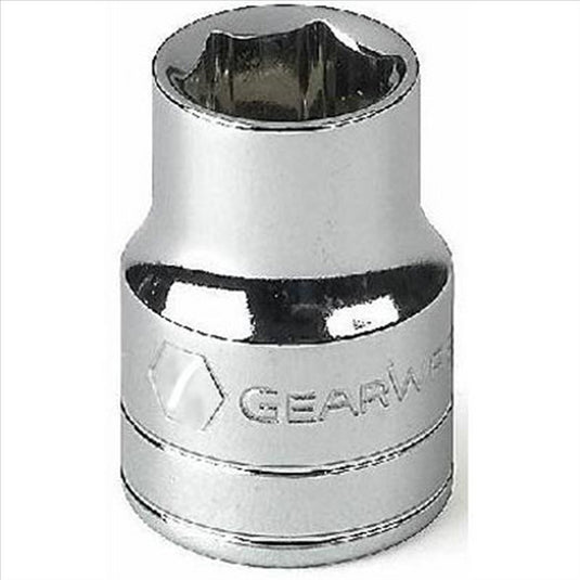 GearWrench 1/2 Inch Drive 6 Point Standard SAE Socket 1-1/4 Inch