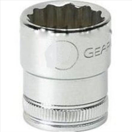 GearWrench 1/2 Inch Drive 12 Point Standard Metric Socket 16mm