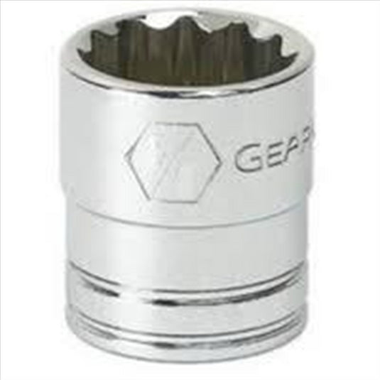 GearWrench 1/2 Inch Drive 12 Point Standard SAE Socket 1-1/4 Inch