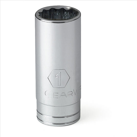 GearWrench 1/2 Inch Drive 12 Point Deep SAE Socket 1 Inch