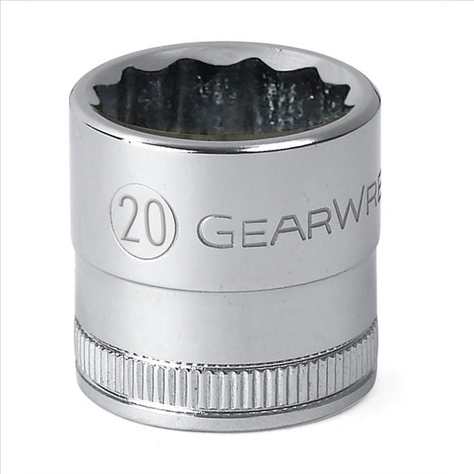 GearWrench 1/2 Inch Drive 12 Point Standard Metric Socket 8mm