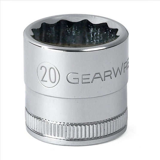 GearWrench 1/2 Inch Drive 12 Point Standard Metric Socket 9mm