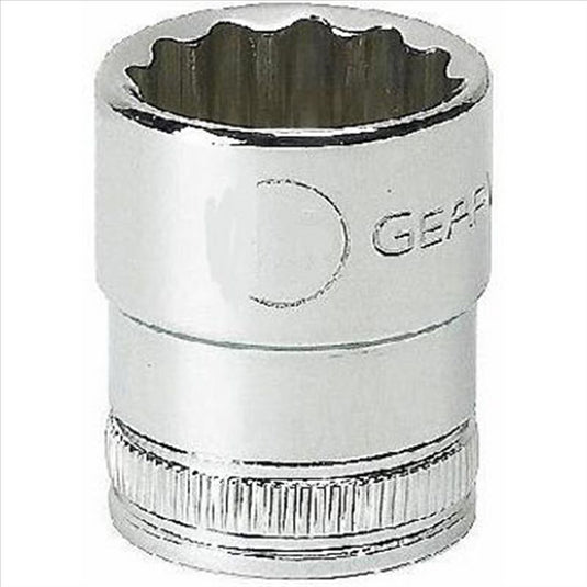 GearWrench 1/2 Inch Drive 12 Point Standard Metric Socket 25mm