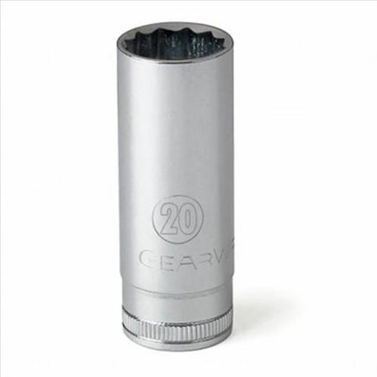 GearWrench 1/2 Inch Drive 12 Point Deep Metric Socket 30mm