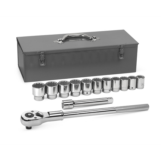 GearWrench 13 Piece 3/4 Inch Drive 12 Point Standard SAE Mechanics Tool Set