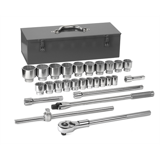GearWrench 27 Piece 3/4 Inch Drive 12 Point Standard SAE Mechanics Tool Set