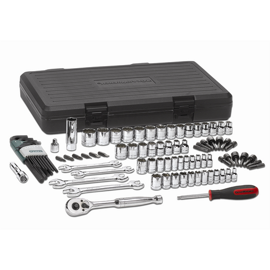 88 PC 1/4"" & 3/8"" DR MECHANICS TOOL SET