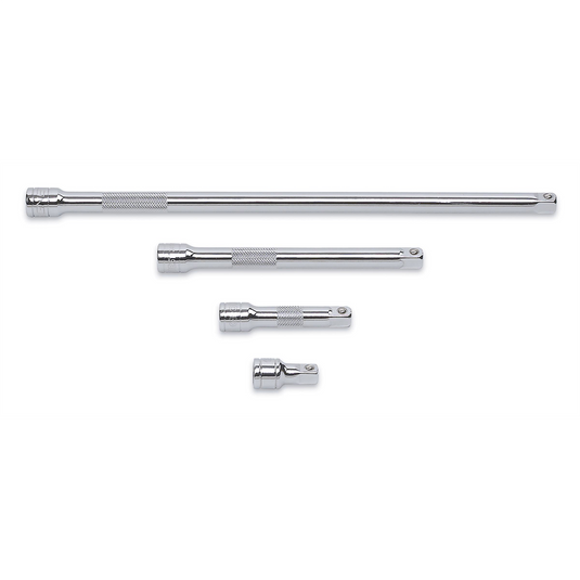 GearWrench 4 Piece 3/8 Inch Drive Extension Set 1-1/2 Inch; 3 Inch; 6 Inch & 12 Inch