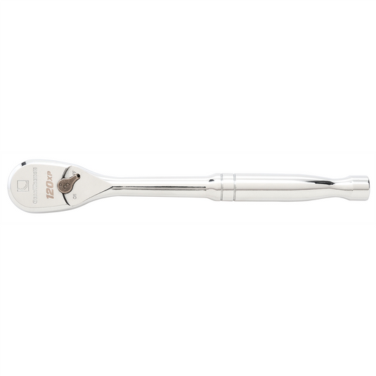 GearWrench 3/8 Inch Drive 120XP Full Polish Chrome Teardrop Ratchet