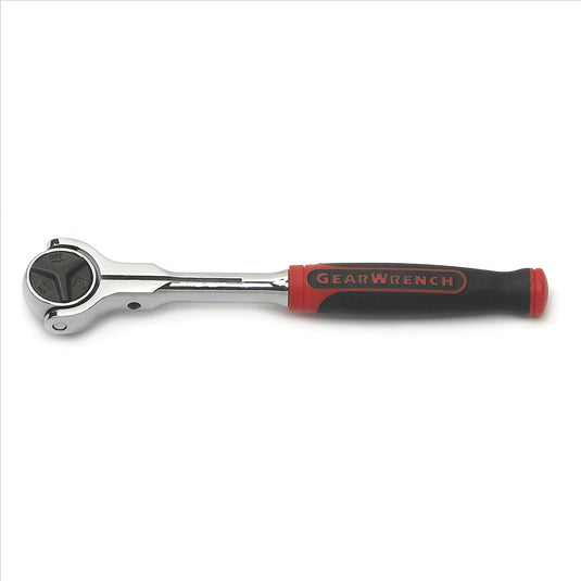 GearWrench 1/4 Inch Drive 72-Tooth Dual Material Roto Ratchet 6-3/4 Inch