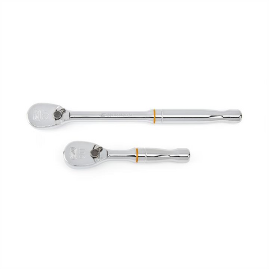 GearWrench 2 Pc. 3/8 Inch Drive 90-Tooth Compact Head Teardrop Ratchet Set
