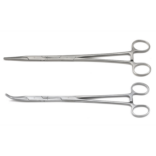 GearWrench 2 Piece Double-X Straight and 45 Degree Hemostat Plier Set