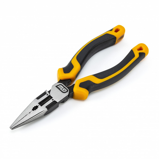 GearWrench 6"" Long Nose Plier Cushion Grip; Pitbull Pliers