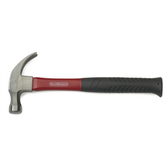 GearWrench 16 Ounce Curved Claw Hammer with Fiberglass Handle