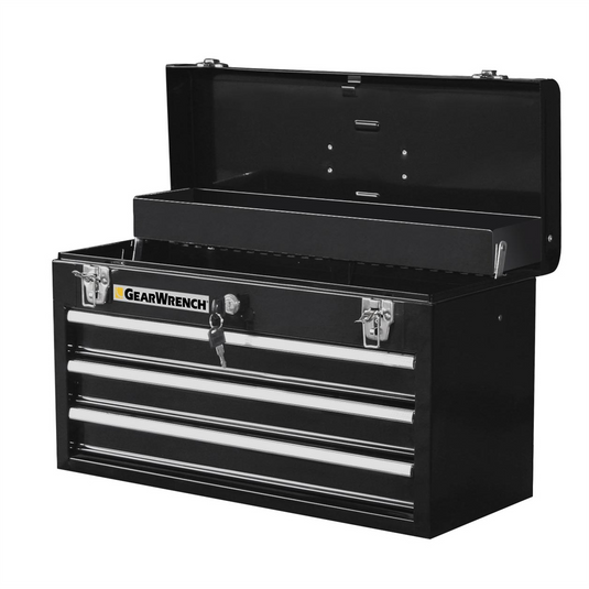 GearWrench 20 Inch 3 Drawer Black Steel Tool Box
