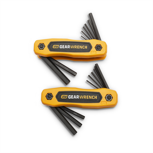 GearWrench 17 Piece SAE/Metric Folding Hex Key Set