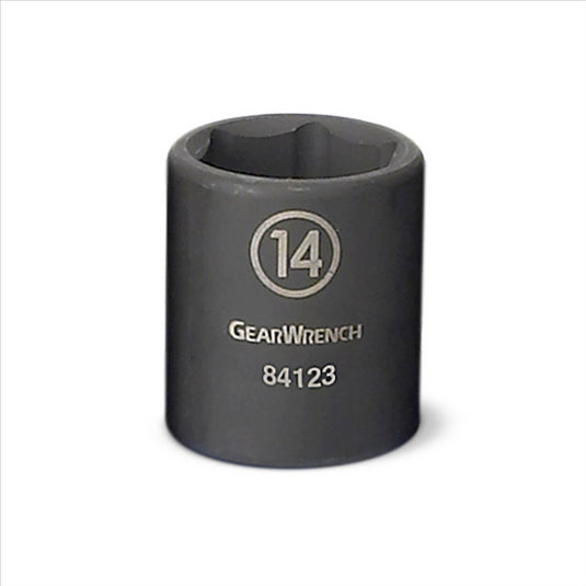 GearWrench 1/4 Inch Drive 6 Point Standard Impact Metric Socket 4mm