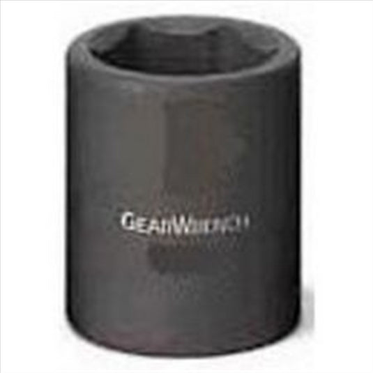 GearWrench 1/4 Inch Drive 6 Point Standard Impact Metric Socket 15mm