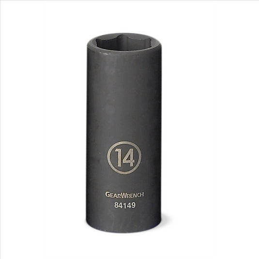 GearWrench 1/4 Inch Drive 6 Point Deep Impact Metric Socket 7mm