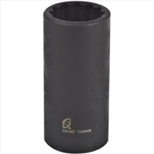 GearWrench 1/4 Inch Drive 6 Point Deep Impact Metric Socket 12mm