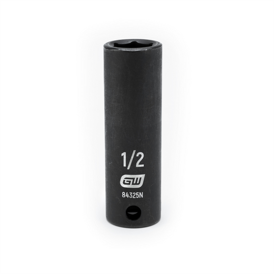GearWrench 3/8 Inch Drive 6 Point Deep Impact SAE Socket 1/2 Inch