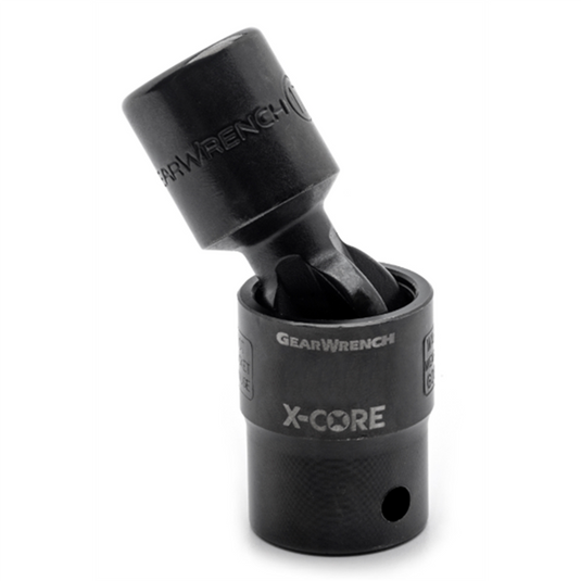 GearWrench 3/8 Inch Drive 6 Point Standard X-Core Pinless Impact Universal SAE Socket 3/4 Inch