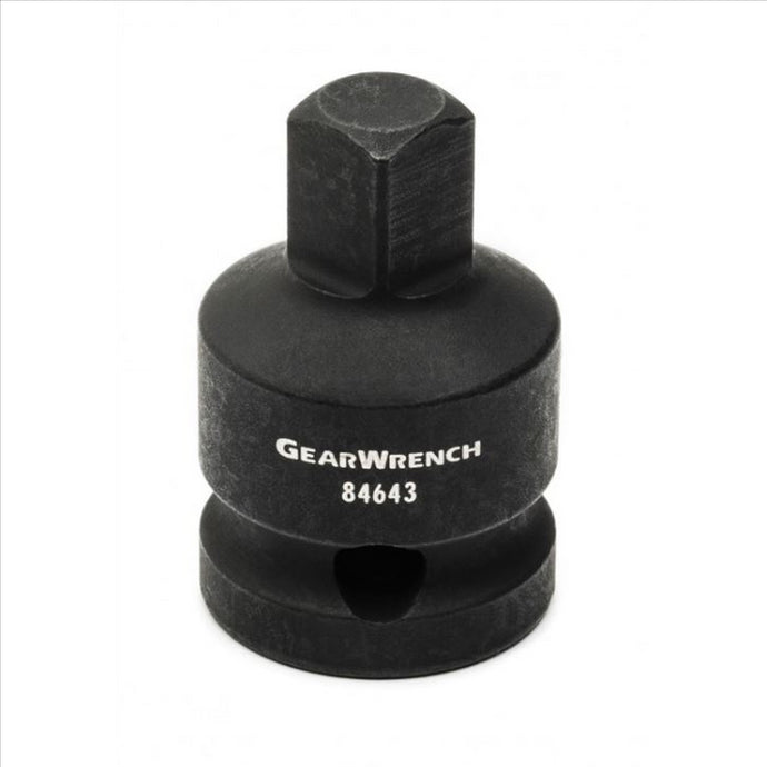 GearWrench 1/2 Inch Drive 1/2 Inch F x 3/8 Inch M Impact Adapter