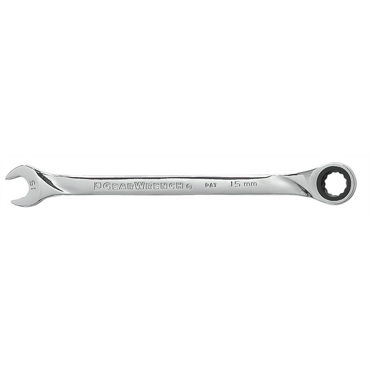 GearWrench 15mm 72-Tooth 12 Point XL Ratcheting Combination Wrench