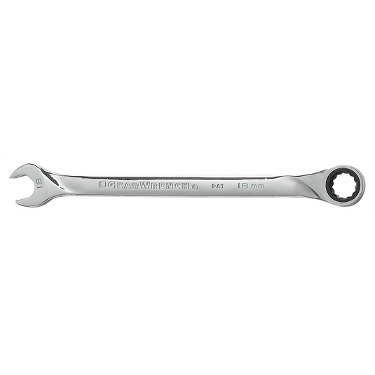 GearWrench 18mm 72-Tooth 12 Point XL Ratcheting Combination Wrench