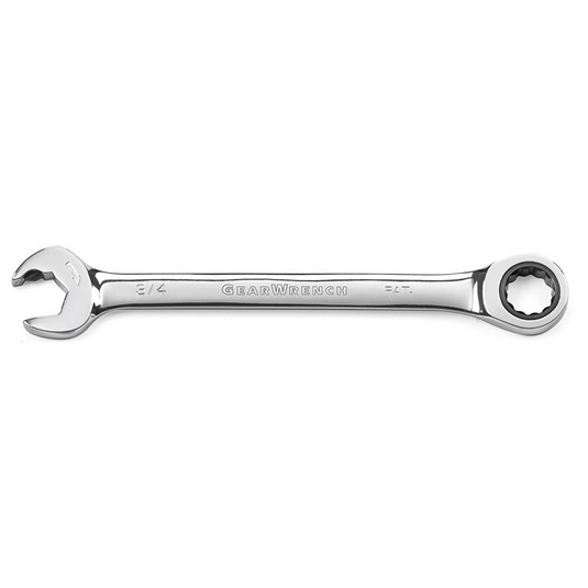 GearWrench 5/16 Inch 72-Tooth 12 Point Open End Ratcheting Combination Wrench