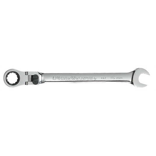 GearWrench 16mm 72-Tooth 12 Point XL Locking Flex Head Ratcheting Combination Wrench