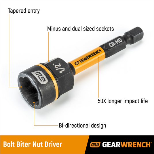 GearWrench 7-mm Bolt Biter Nut Extractor & Driver