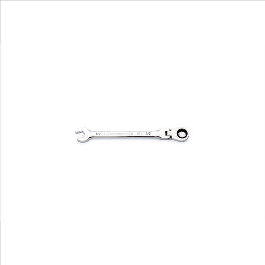 GearWrench 1/2 Inch 90-Tooth 12 Point Flex Head Ratcheting Combination Wrench